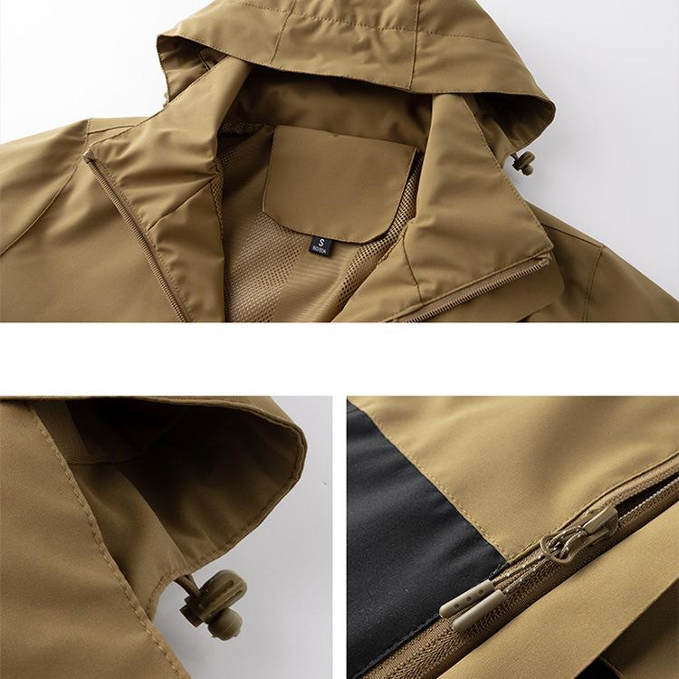 Мужская водонепроницаемая штурмовая куртка туристическое снаряжение мужская три в одном американская быстросохнущая куртка