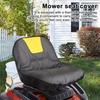 Lawn Mower Seat Cover with Drink Pouch Heavy Duty Oxford Waterproof Riding Mower Seat Cover Universal Tractor Seat Cover with Mesh Pockets