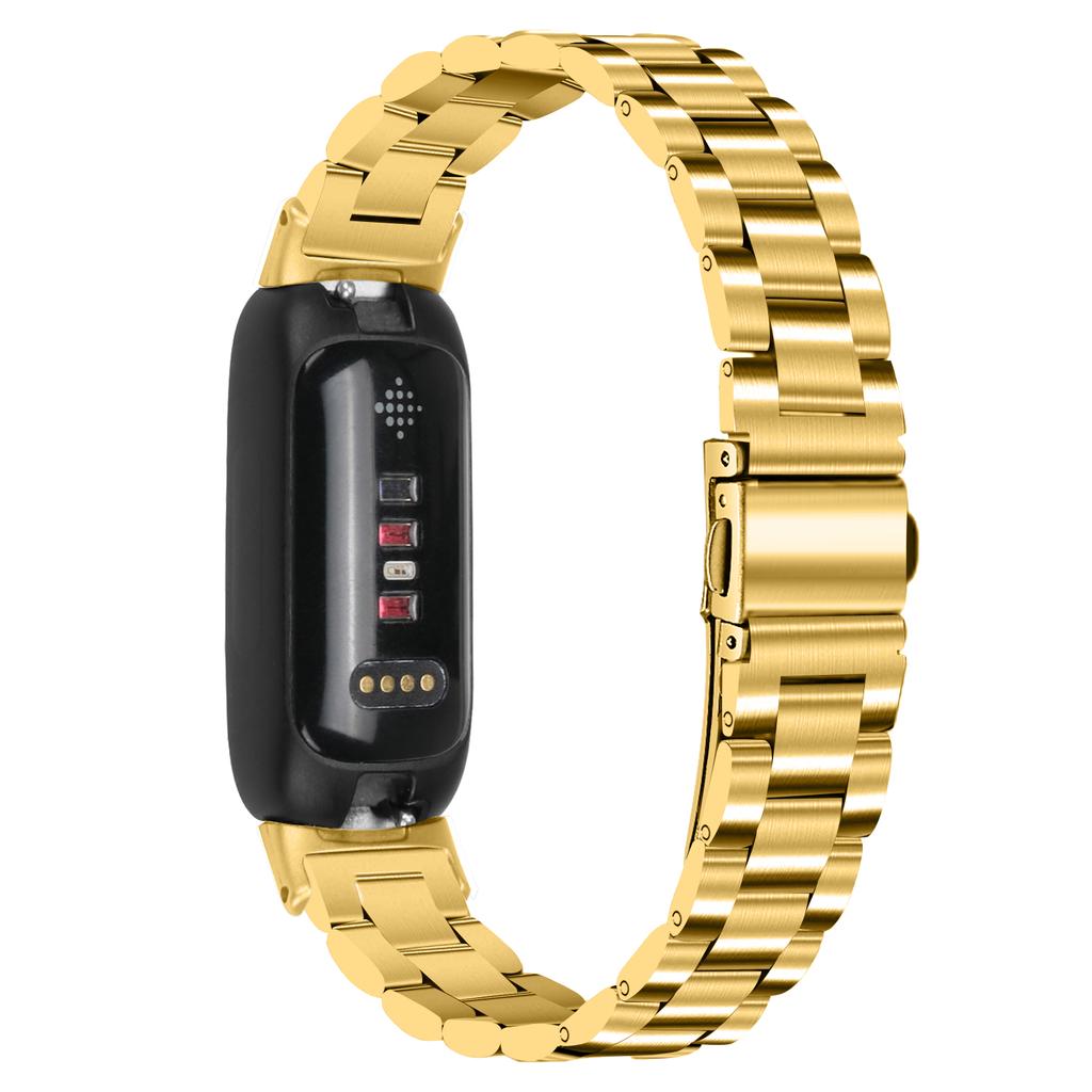 Совместимый с Fitbit Inspire 3 Ремешок из нержавеющей стали Мужской Женский Регулируемый Запасной Металлический Наручный Ремешок для Ремешка Inspire 3
