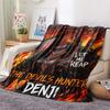 1PC Chainsaw Man Patterned Flannel Blanket Suitable For All Seasons For Home Decor Warmth And Comfort Gifts Holiday Present