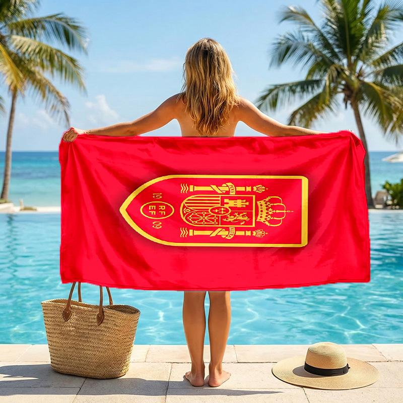 Spain national football team Beach Towel Soft Microfiber Summer Towel Quick Dry Absorbent Towel for Beach Swimming Pool Travel