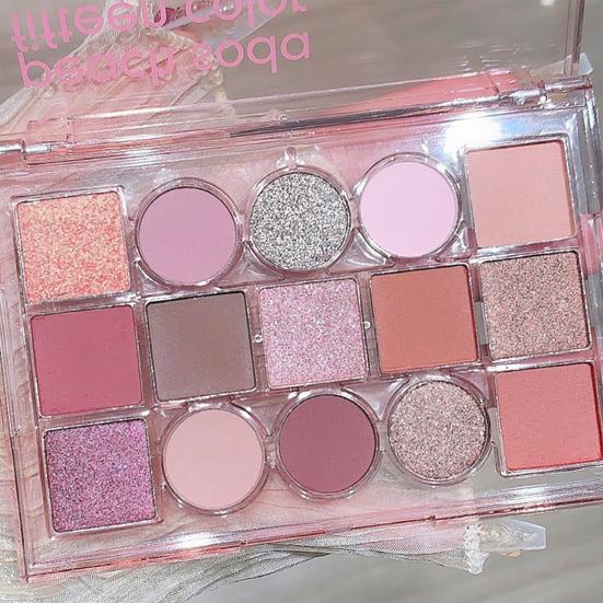 20 г модные тени для макияжа, легко окрашиваемые косметические средства с блестками, 15 цветов, матовые глянцевые тени для макияжа, женские поставки