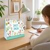 Creative Standing Flip Calendar Thick Paper Time Manegement Organizers  School Office Supplies