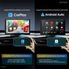 Автомобильный радиоприемник 9 дюймов Android Auto CarPlay Мультимедийный видеоплеер IPS Сенсорный экран AUX Вход Bluetooth MirrorLink Универсальный