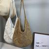 Korean-Style Woven Straw Beach Bag: Versatile Single-Shoulder for Women