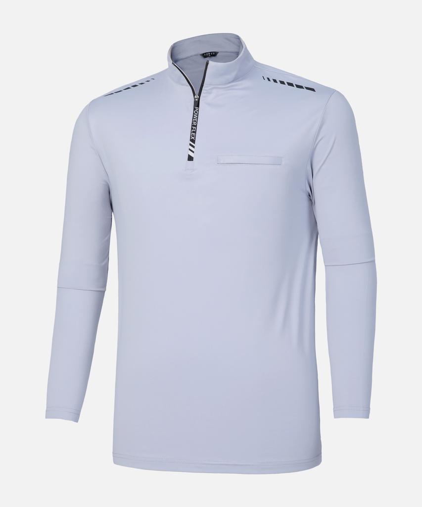 EXTRASPORTY Men'S Workline Outdoor Hiking Long Sleeve Zip-Up T-Shirt 5 Colors (Type B)