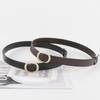 Versatile Leather Belt Casual Trouser Dress Belts Fashion Thin Waist Strap