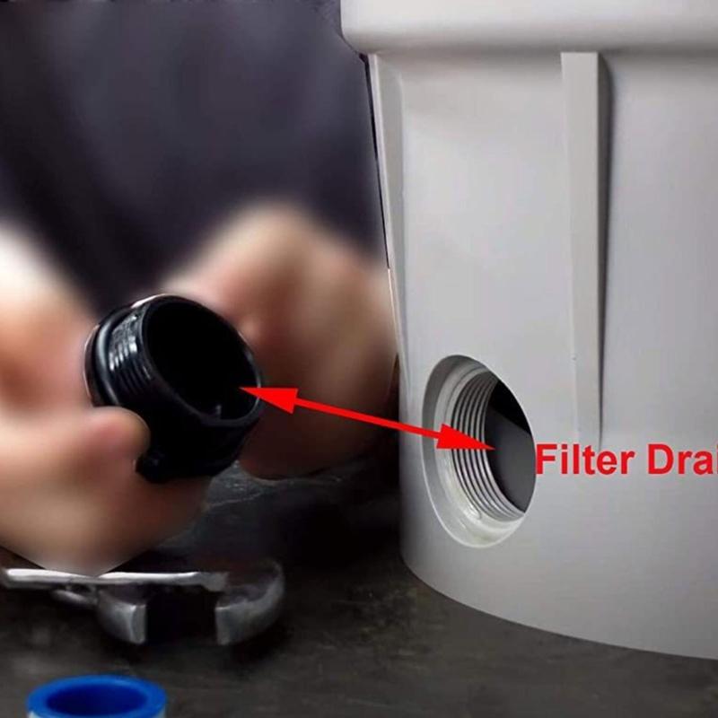 Набор из 6 Резьбовая заглушка для слива бассейна и спа-салона Простота установки Зимняя заглушка для возврата воды Зимовка фильтра бассейна