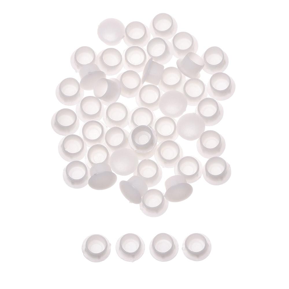 50Pcs Practical Exterior Hole Ornament Hardware Screw Decor Furniture Hole Covers Protective Cap Dust Plug Stopper