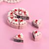 Miniature Ornament Craft Kitchen Kids Toys DollHouse Cake Dollhouse MIniature Simulation Cake Toy