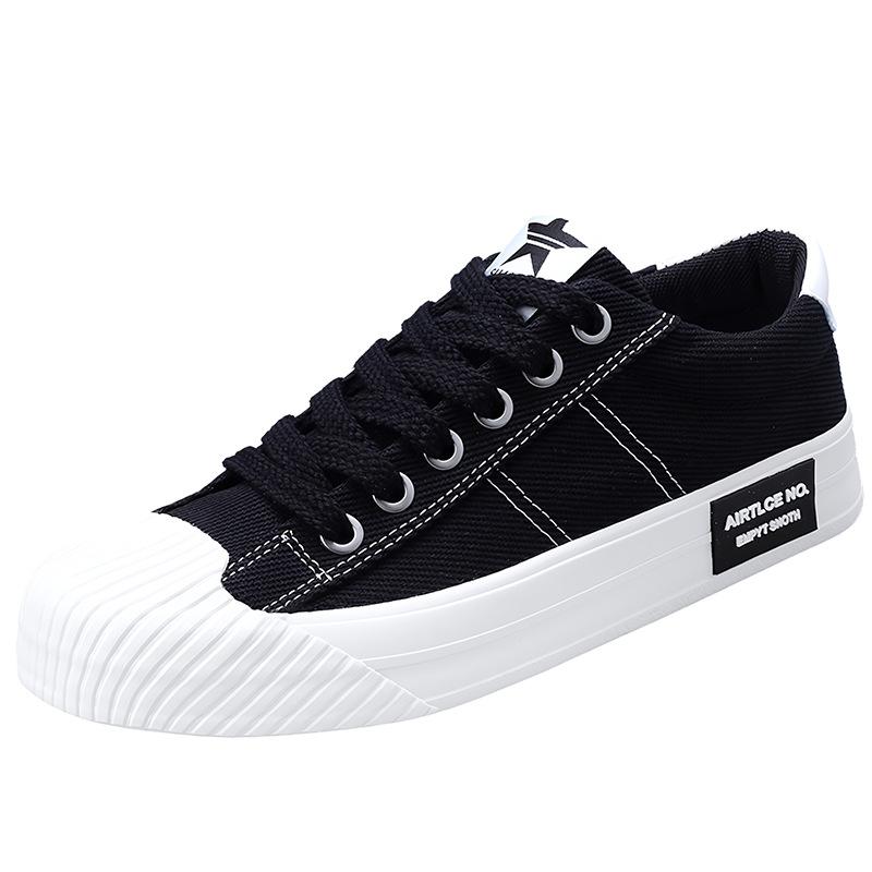Новая весенняя мужская обувь в корейском стиле, модный тренд, универсальная мужская повседневная парусиновая обувь, удобная дышащая обувь на плоской подошве