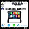 9'' QLED For Kia Sorento 2004-2008 Android 14 Car Radio Multimedia Player Navigation GPS Carplay Touch Screen Auto Stereo DSP