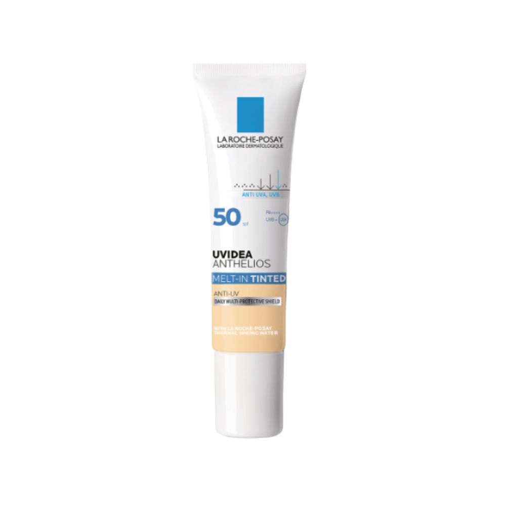 La Roche-Posay UVIDEA Anthelios Тающий тонирующий солнцезащитный крем SPF50+ PA++++ Корректирующий тон UV-защита 30 мл