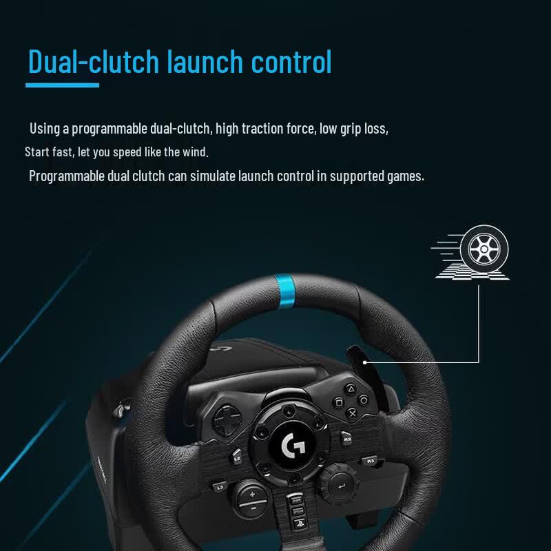 Logitech Игровой руль с обратной связью G29 G923 для ПК/PS4/PS5