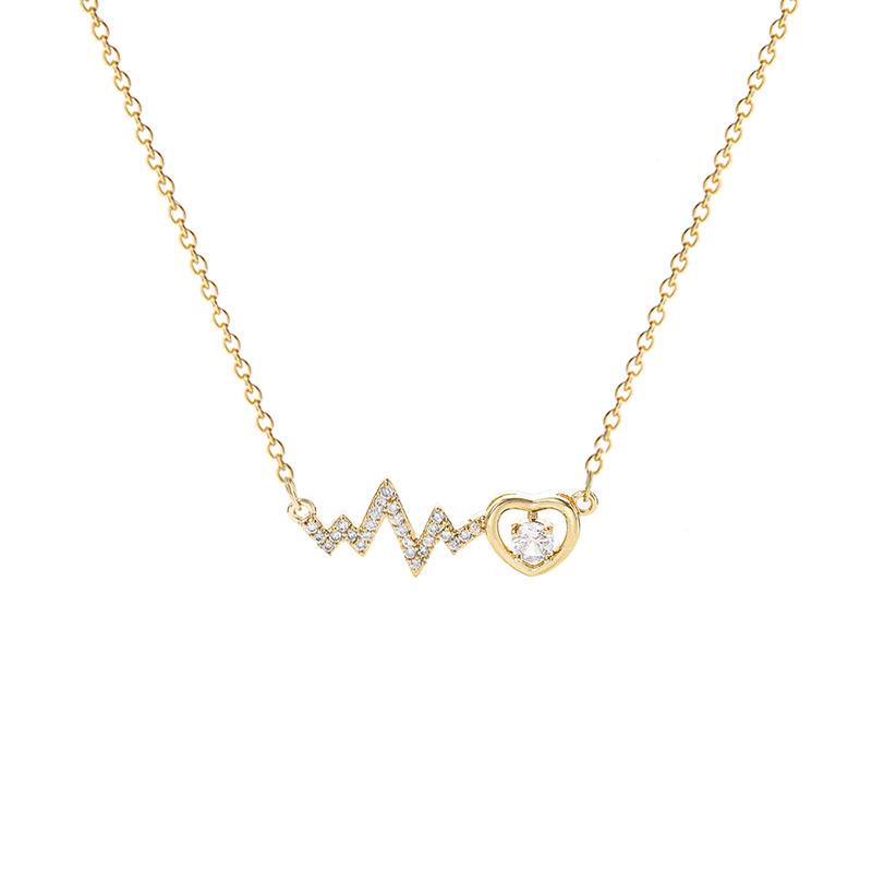 2025 Женское ожерелье-подвеска в виде молнии из титановой стали высокого класса – Легкая роскошь, цепочка для ключицы для свитеров