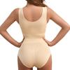 Women Compression Shapewear Bodysuit Tummy Control Leotard Slimming Body Shaper Waist Trainer Romper Scoop Neck Tank Top Jumpsuits Vest