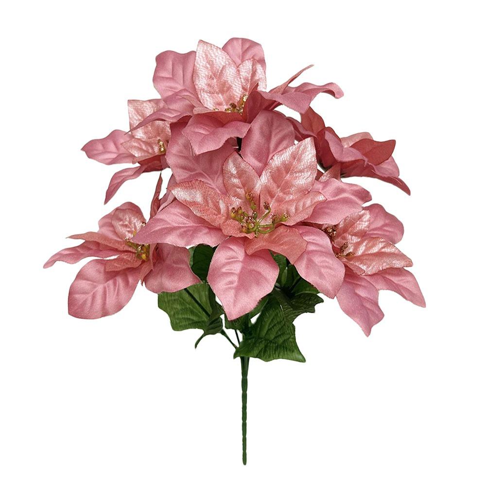 Gold Red Chirstmas Flower Bouquets DIY Xmas Flower Bouquets Home Decoration