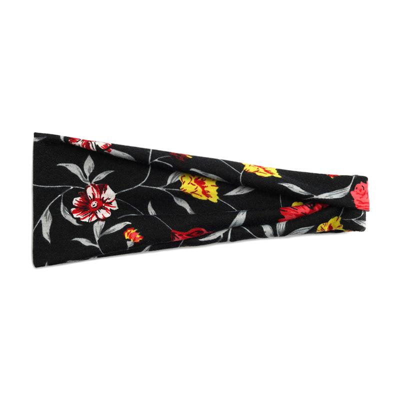 Boho Headbands for Women Fashion Headband Yoga Workout Head Bands Hair Accessories Non Slip Band Sport Headwrap Running Elastic Hairbands