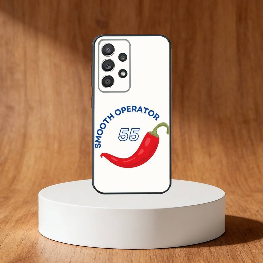 55 Chili C-Carlos S-Sainz Phone Case For Samsung S25,S24,S21,S22,S23,S30,Ultra,S20,Plus,Fe,Note,10,9,5G Black Cover