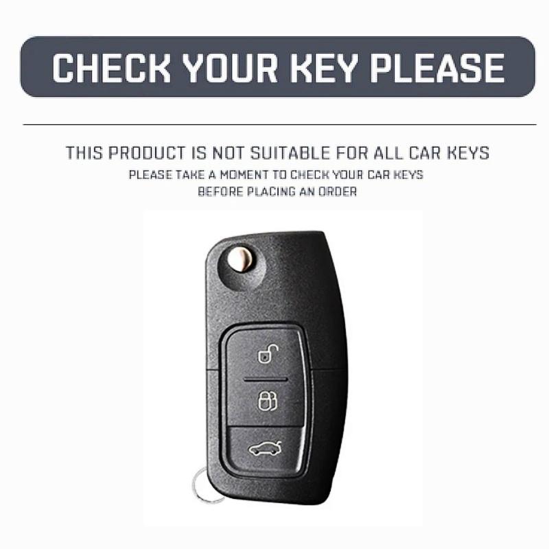 Чехол для автомобильного ключа для Ford Fiesta Focus Mondeo Falcon B-Max C-Max S-Max Eco Sport Galaxy Territory Keyless Shell Fob Protector