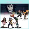 6 Adorable Demon Slayer Chibi Collectible Figures Stunning Anime Character Toys