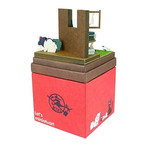 Sankei Studio Ghibli Мини Набор для бумажного моделирования «Служба доставки Кики» Урсула и Кики MP07-92