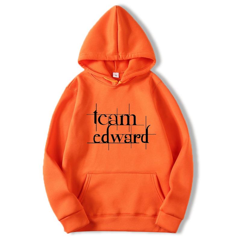 Толстовки с капюшоном «Команда «Сумерки» Эдварда», модная уличная одежда унисекс, пуловер унисекс «Сумерки сага», осень-зима, флисовые толстовки с капюшоном