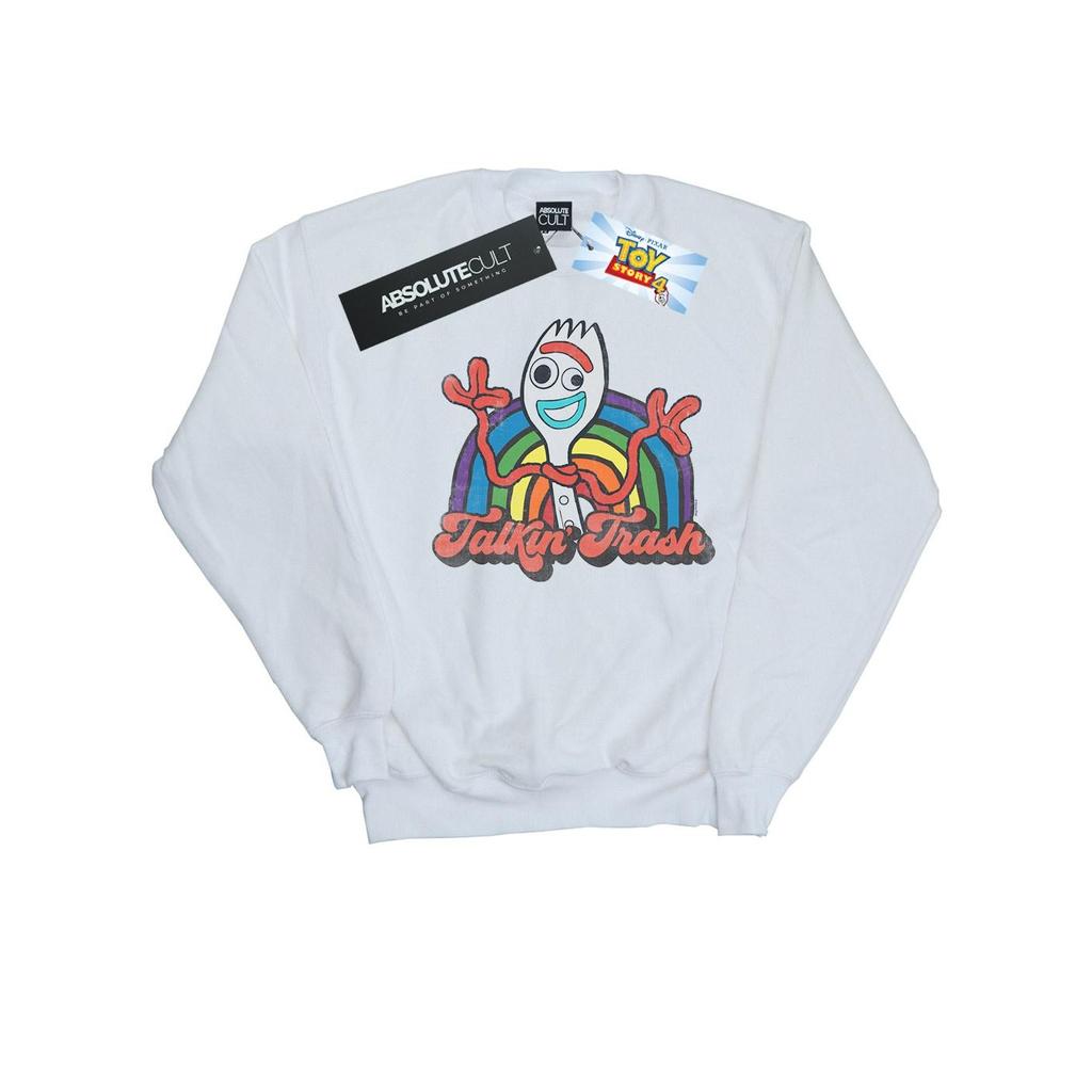 Disney Mens Toy Story 4 Forky Talkin´ Trash Sweatshirt