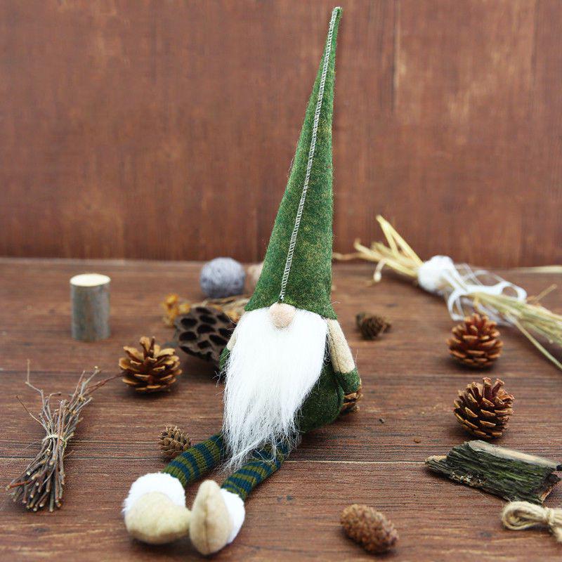 Рождественская кукла Санта-Клауса премиум-качества для элегантных украшений дома и подарков