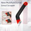 Angled-Design Tile Grout Remover Plastic Handle Broken Particle Chip Joint Rake Scraper Dry Cement Ceramic Tile Cleaning Tool