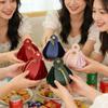 Leather Jewelry Storage Pouch Solid Color Party Favor Bag New Candy Packaging Bag  Jewelry Storage