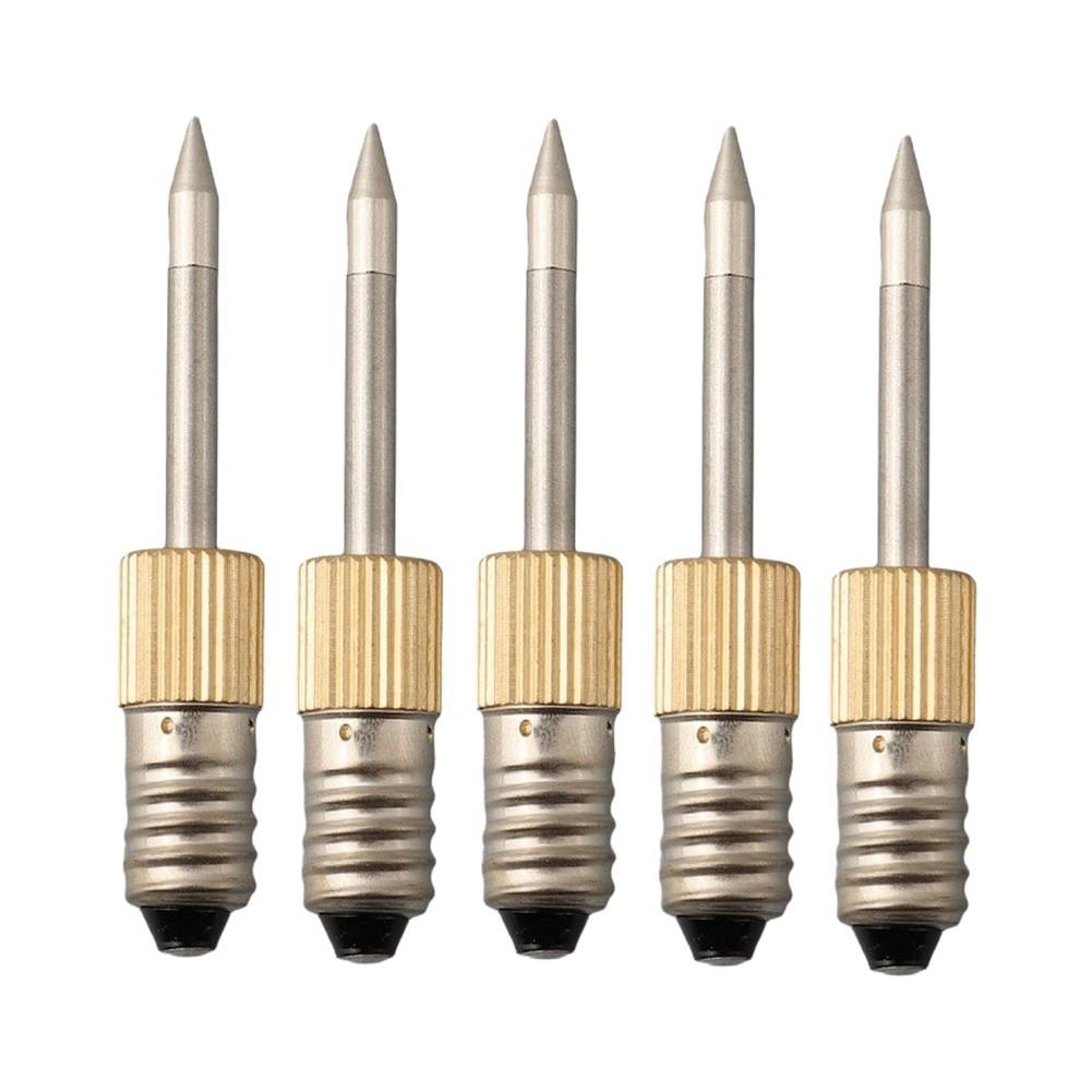 1PCS Replacement Soldering Iron Tips Threaded Copper Core For Electric Soldering Iron General Welding Repair Tools