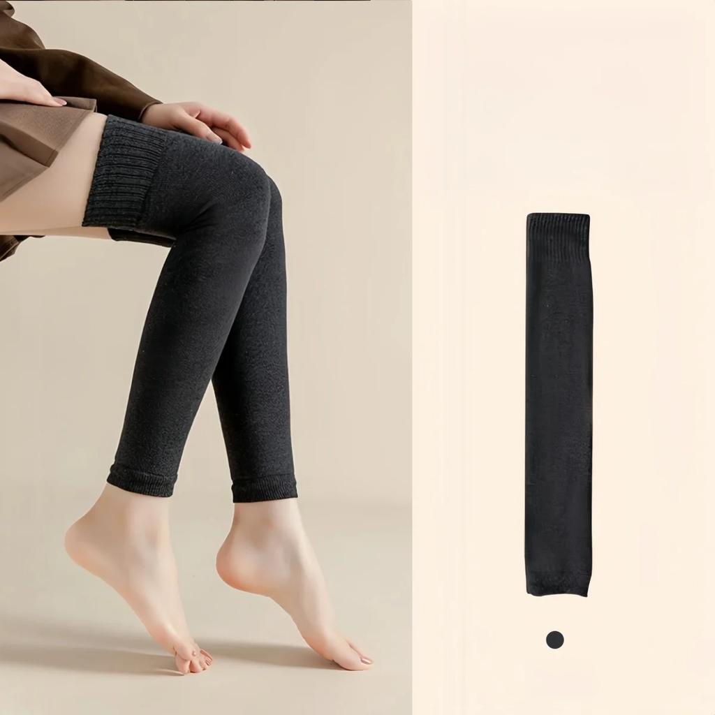 1 пара осенне-зимних модных теплых носков выше колена длиной 50 см, длинные свободные носки до бедра, комплект гетр для женщин