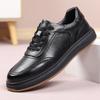 Fashion High End Brand Men's Genuine Leather Shoes Thick Soled Wear-resistant Office Business Casual Shoes Lace Up Men's Sports Shoes