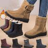 Зимние теплые хлопковые ботинки для женщин, водонепроницаемые, нескользящие, для улицы, для снегоступов, удобная обувь