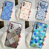 Марокканский узор Для Samsung Galaxy A14 A34 A54 A12 A32 A52 A51 A71 A53 A33 A13 A15 A25 A35 A55 Чехол для телефона