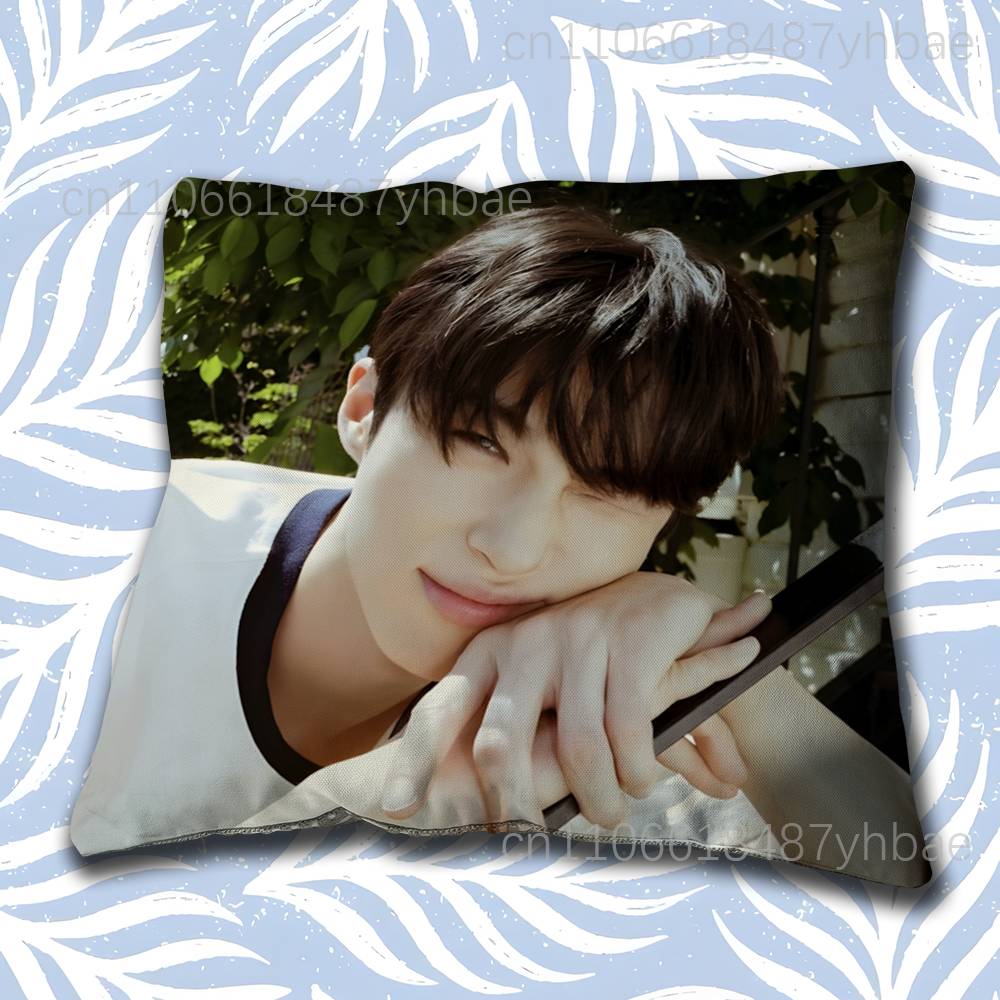 Korea BByeon Woo Seok Cushion Cover Pillow Cover Decor Pillowcase Printed Cushion Case For Couch
