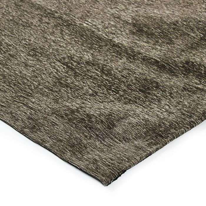 Tapis texturé vintage marron écorce 190x290