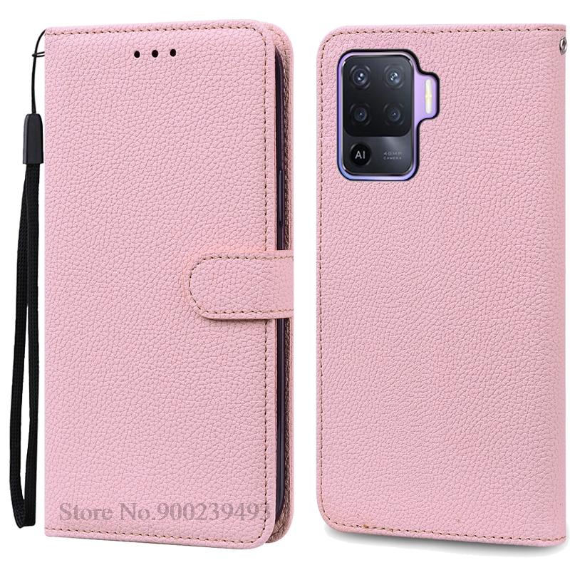 Чехлы для OPPO Reno 5 Lite Чехол Мягкий силиконовый кожаный чехол-кошелек для OPPO Reno5 Lite Чехол для телефона Carcasa Чехол-книжка