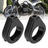 Pair of Turn Signal Mounting Brackets, Duokon 41mm Fork Clamp, Aluminum Alloy Motorcycle Modified