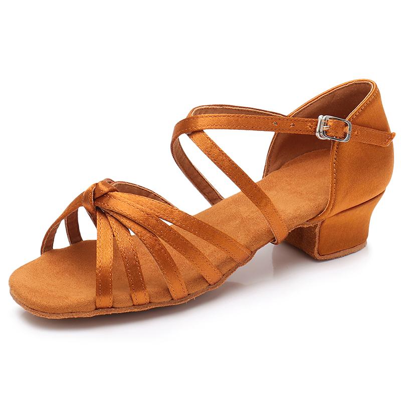 Туфли для латиноамериканских танцев 3,5 см для женщин девушек мягкая подошва низкий каблук туфли для бальных танцев сальса ча-ча