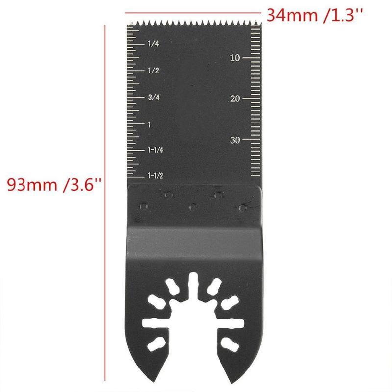 Премиальный набор из 30 пильных полотен для осциллирующего многофункционального инструмента с прямой шкалой для Fein Multimaster с долговечностью из высокоуглеродистой стали