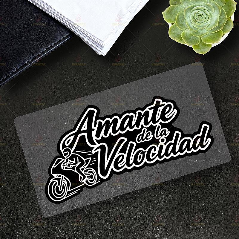1 шт. Оригинальная наклейка Amante De La Velocidad для мотоцикла, для обтекателя, кофра, кузова автомобиля, скутера, водонепроницаемые виниловые наклейки