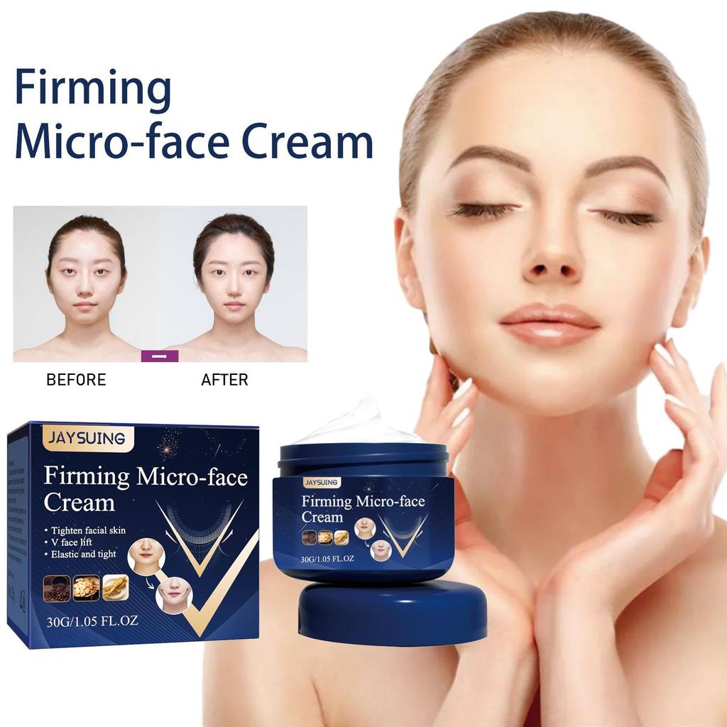 Firming Face-lift Slimming Cream V-Shape Slimming Removal Masseter Muscle Double Chin Face Fat Burning Anti-aging Products 30g