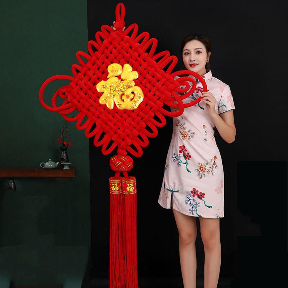 Hanging Decoration Red Chinese Knot New Year Decor Room Wall Ornament Spring Festival Pendants