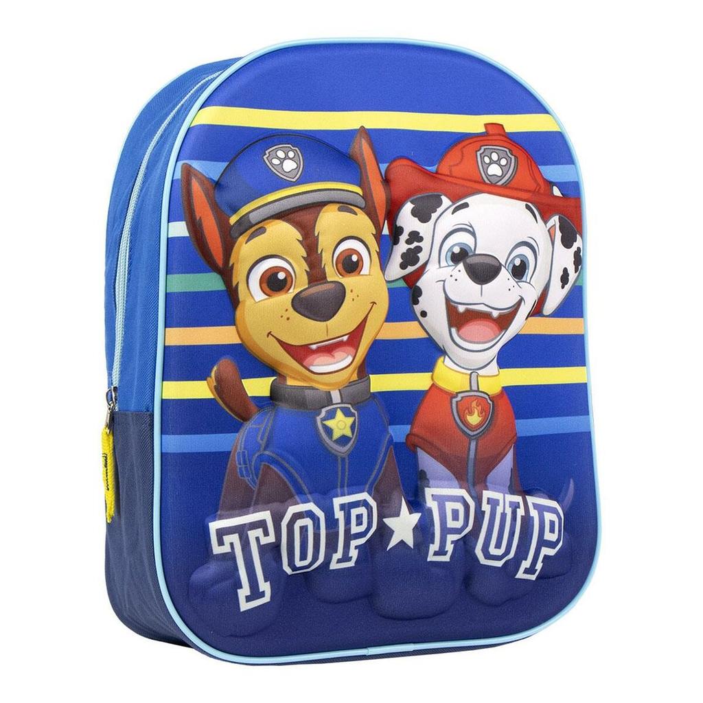 The Paw Patrol Blue School Bag (25 X 31 X 10 Cm)