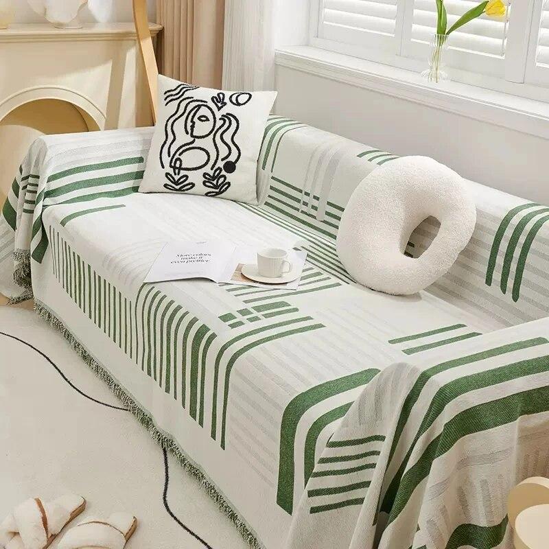 Одеяло универсальное, пылезащитное и устойчивое к кошачьим царапинам, тканевое одеяло для дивана, домашний декор, диванное полотенце, одеяло из синели, чехол для дивана