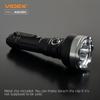 Latarka Taktyczna Led 20W Akumulator Na 50H 5500Lm Zasięg 500 M Ip68  Vlf-A505C Videx