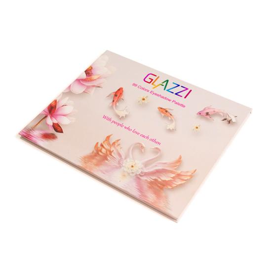 Не слеживающаяся многоцветная портативная 99-цветная блестящая пластина для теней для век для девочек