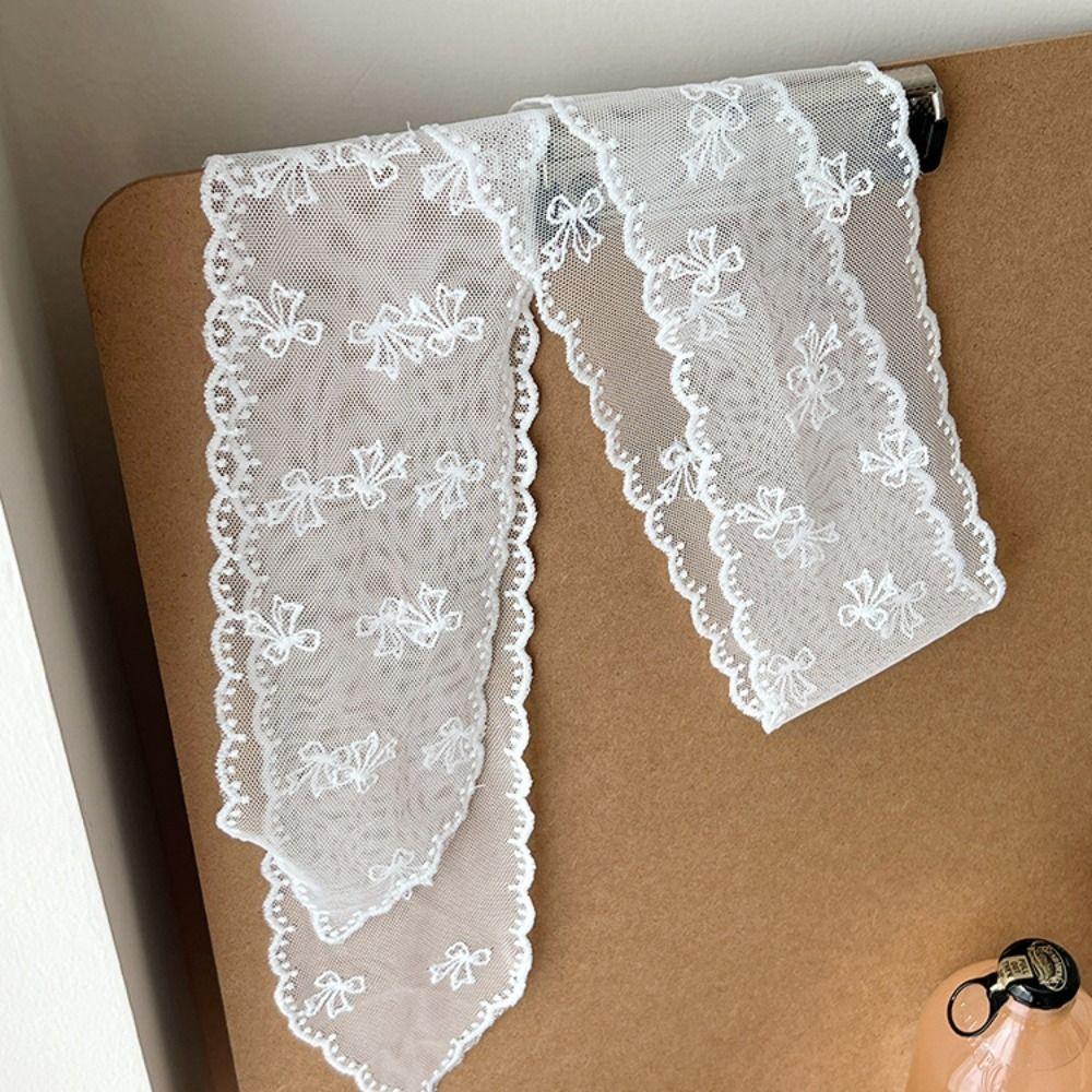 Soft Wrap Sweet Bow Headband Adjustable Ribbon Hair Strap Hair Accessories Lace Hair Scarf Beach